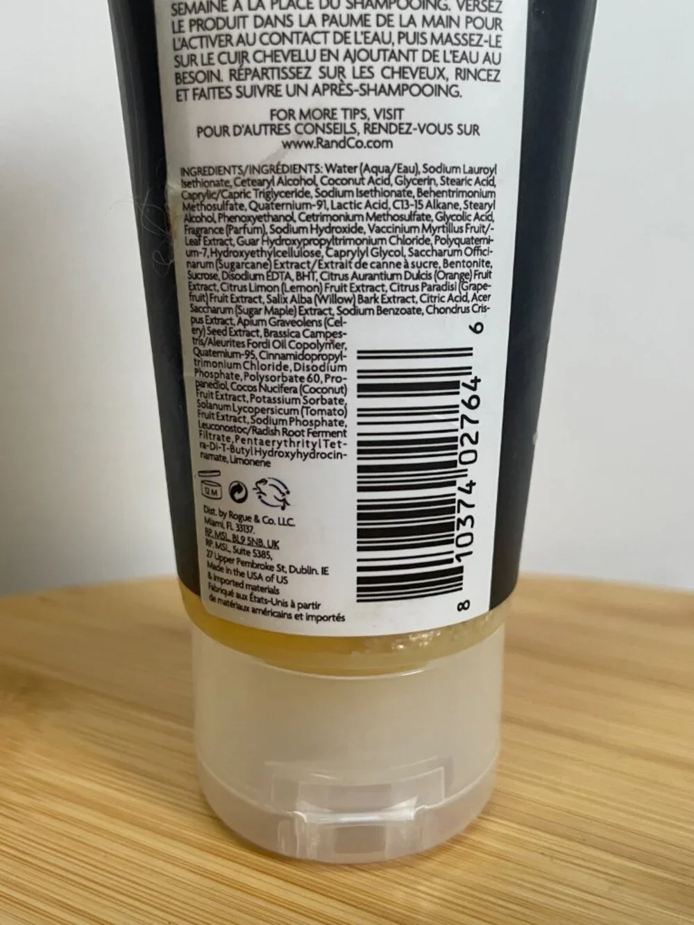 R+CO Submarine Water Activated Enzyme Exfoliating Shampoo 3 Fl Oz Vegan
